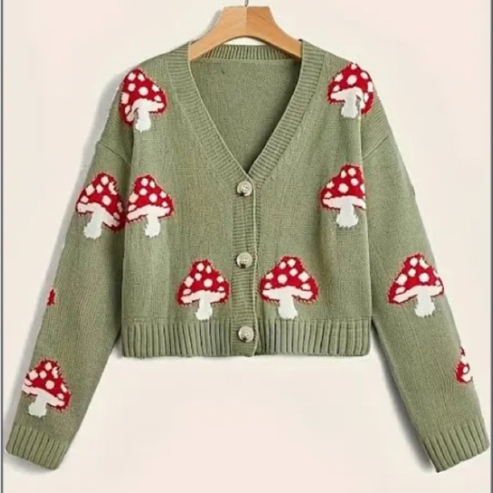Cute Mushroom Sweater